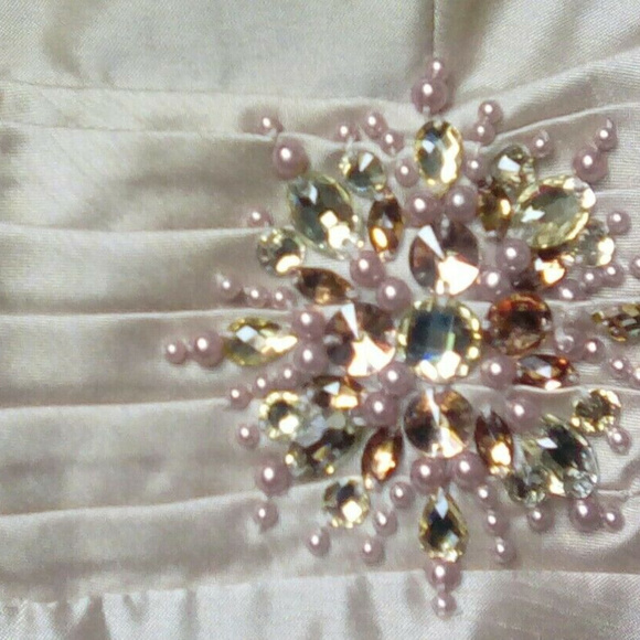 WOMENS 12 JESSICA HOWARD RHINESTONES SCALLOP DRESS - Picture 6 of 6